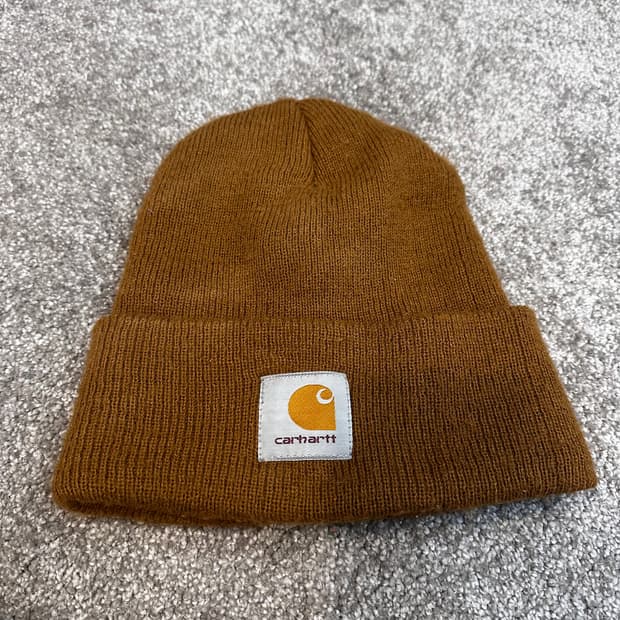 칼하트 브라운 A18 아크릴릭 워치 햇 비니F