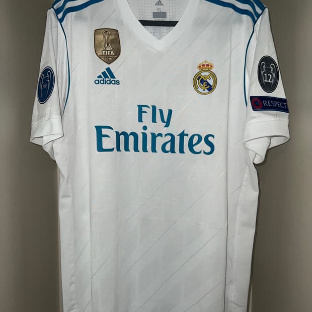17-18 레알 마드리드 홈 어센틱 반팔 호날두 유니폼