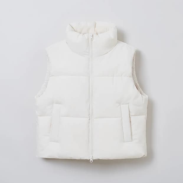 스파오 크롭 패쪼 아이보리 s