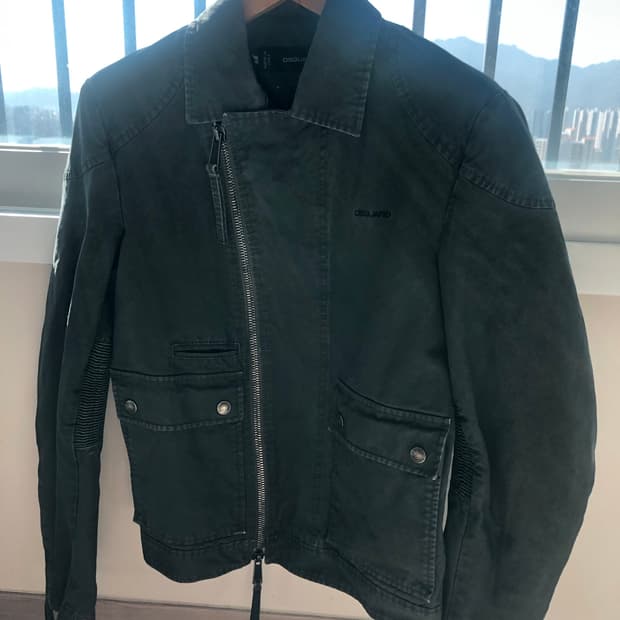 디스퀘어드 바이커 자켓 44