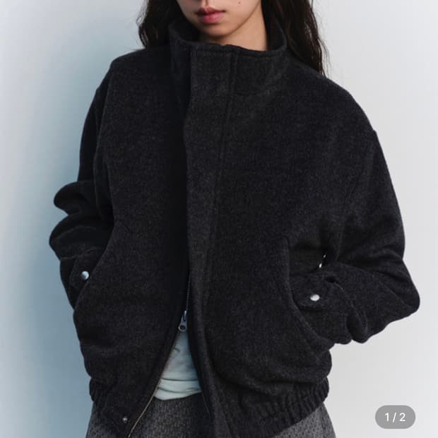 피피비 울 숏 자켓 ppb