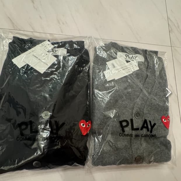 🔥[새상품/정품]🔥꼼데가르송 울 가디건 V넥 남녀공용