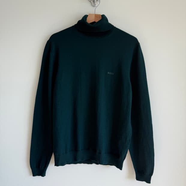 휴고보스(HUGO BOSS) 울 터틀넥