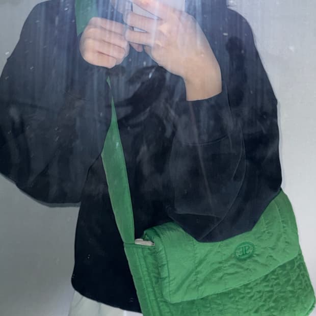 시엔느 sienne 크로스 패딩 백 ( color-green )