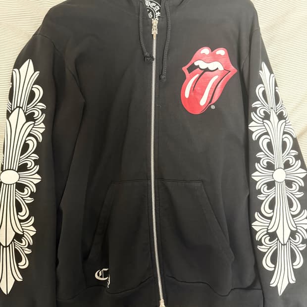 [M]크롬하츠 롤링스톤즈 후드집업