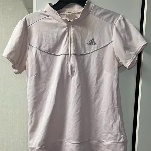 아디다스 딸기우유 반팔 빈티지