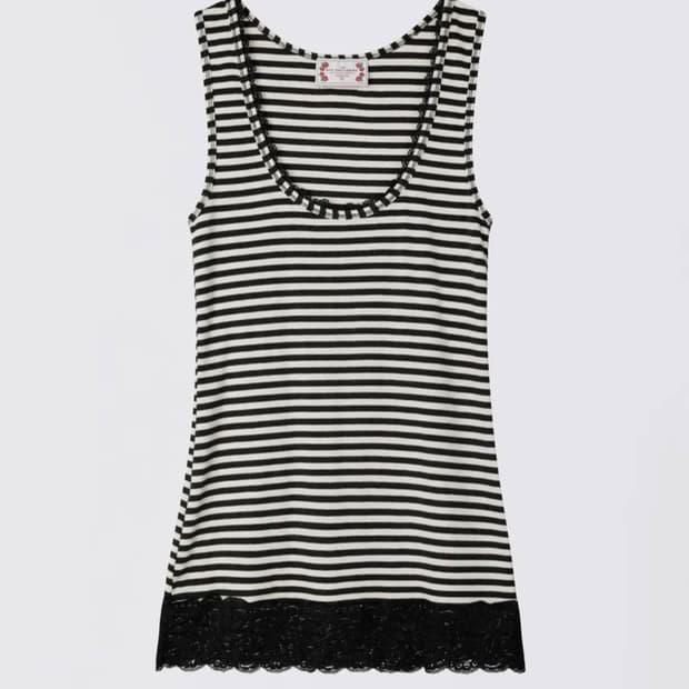 sculptor lace trimming tank top 스컬프터 나시