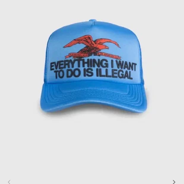 Pleasures illeagle trucker 모자 (급처)