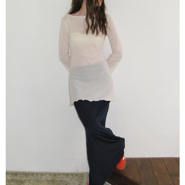 노앤뮤트 Bell Sleeves Mini Dress