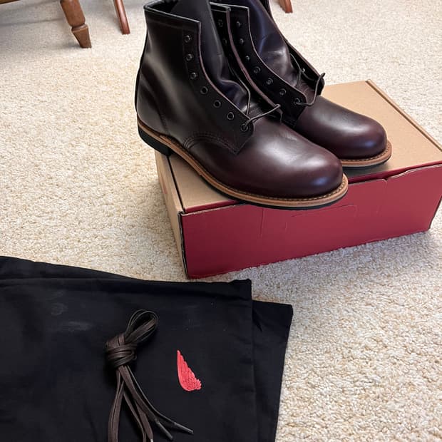 [미사용새상품] 레드윙 벡맨 9419 블랙 체리 9팩토리 세컨드