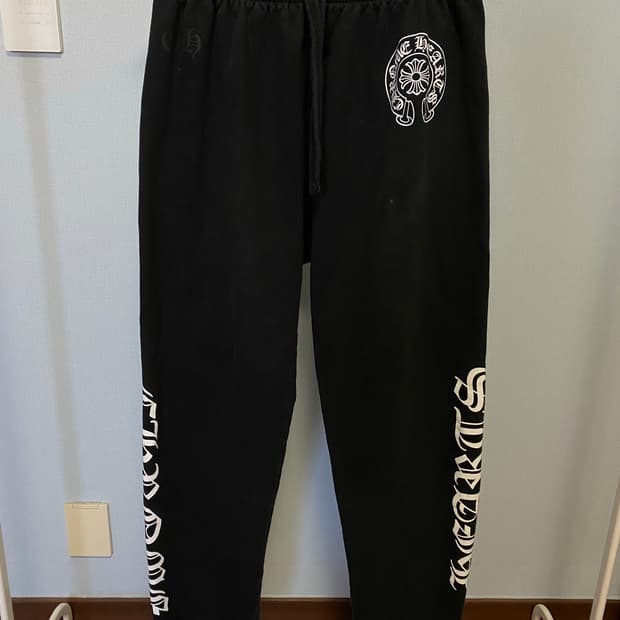 [L] 크롬하츠 홀스슈 스웨트팬츠 블랙