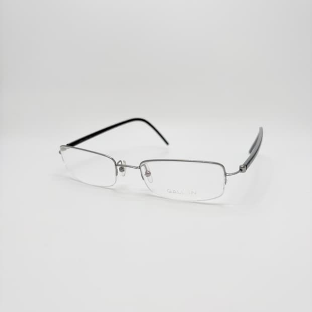 GALLAN 실버 블랙 반무테