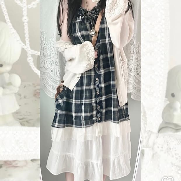 파뮤 퍄뮤빈티지 민소매 원피스 모리걸하구미페어리일본스즈코모리노가토stc