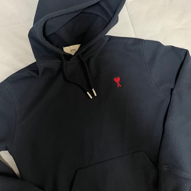 아미 스몰로고 후드티