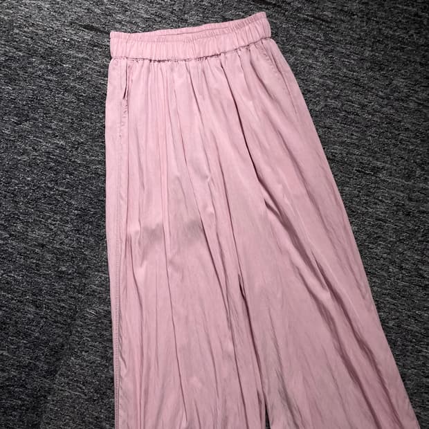 빈티지 나일론 우븐 와이드 트랙팬츠y 2629