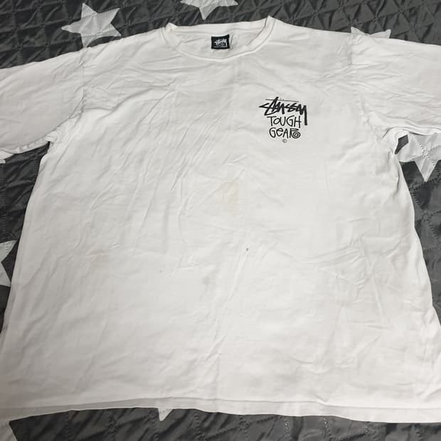 스투시 터프기어 반팔티 화이트 (XL)