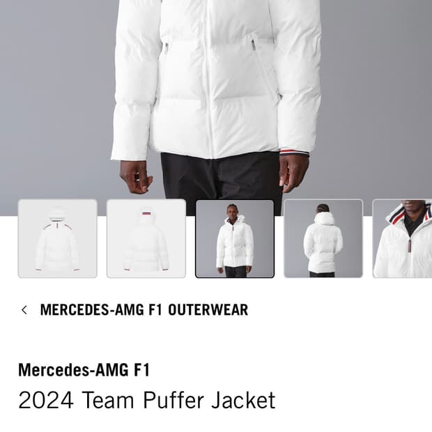 F1 메르세데스 패딩
