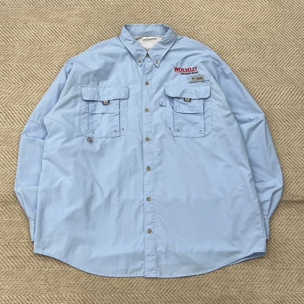 컬럼비아 pfg 워크셔츠 r3605