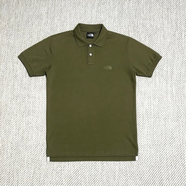 [M] Northface 노스페이스 카키 반팔 카라티