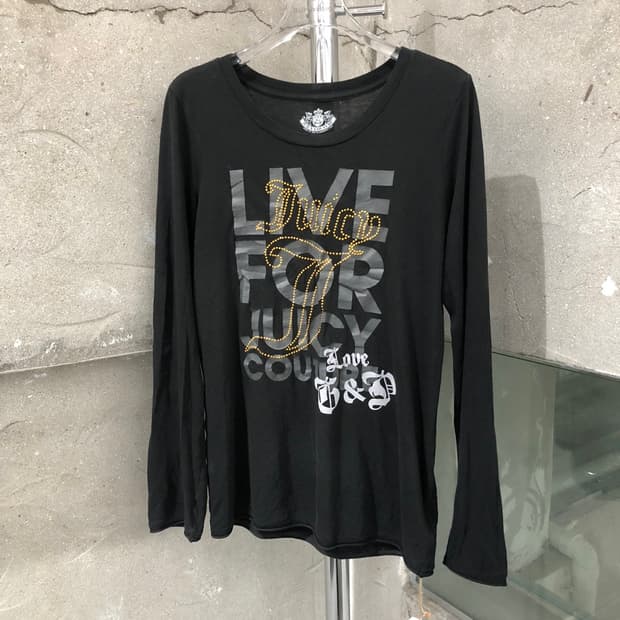 쥬시 꾸뛰르 프린팅 롱슬리브