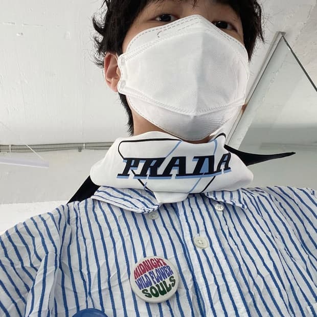 프라다 옥스포드 스카프