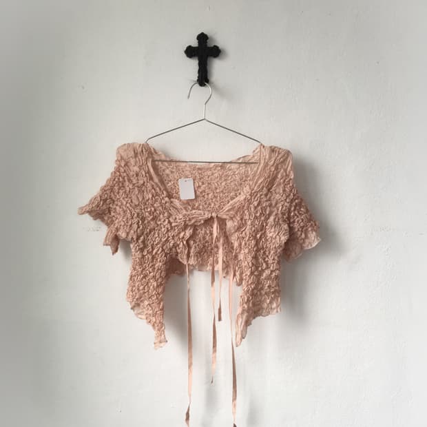 Pleats cardigan