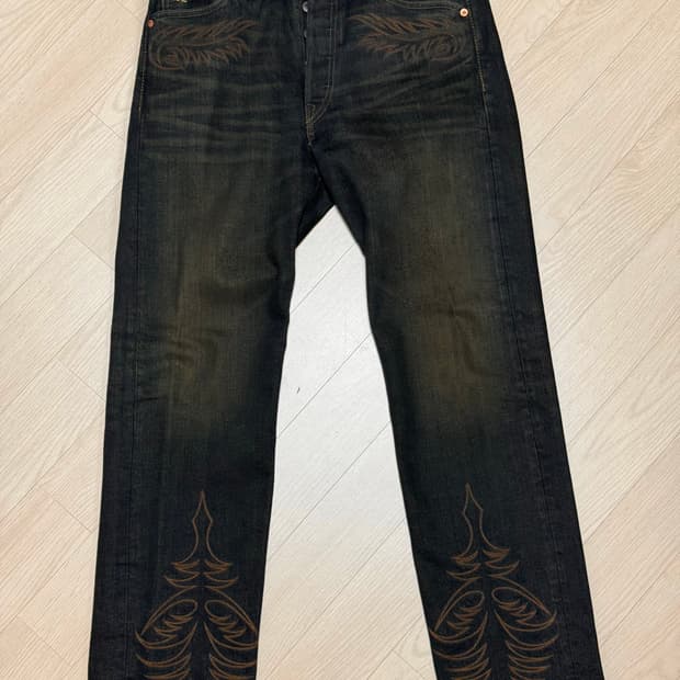 RRL 웨스턴 자수 데님 31x30