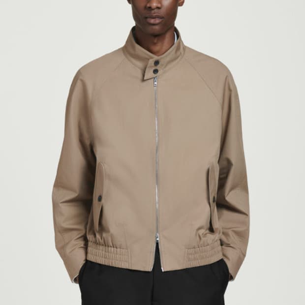 코스 맨즈 해링턴 베이지 자켓