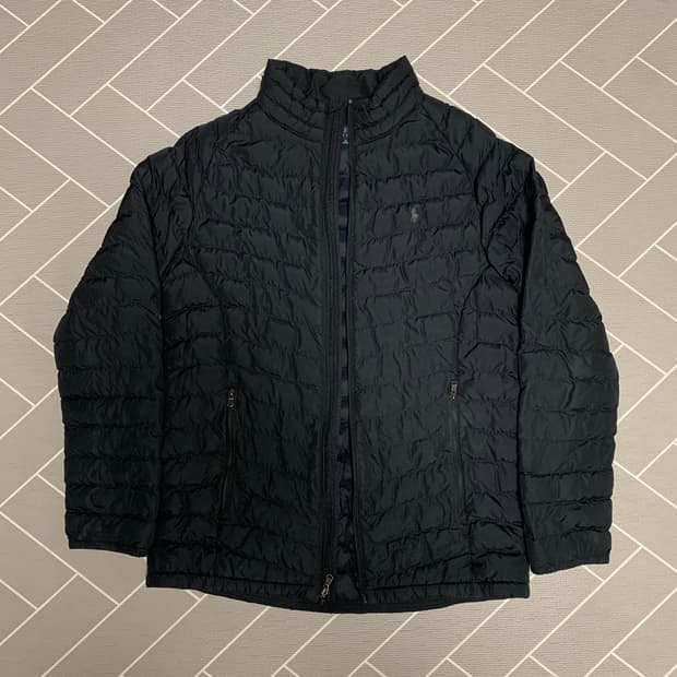 폴로 경량패딩 블랙