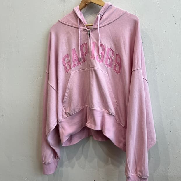 GAP 갭 베이비 핑크 후드집업 
