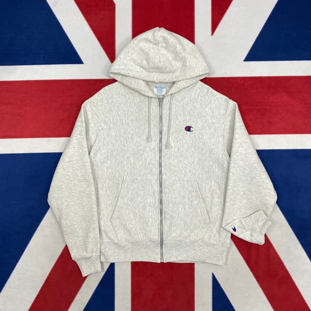 챔피온 리버스위브 후드집업  M