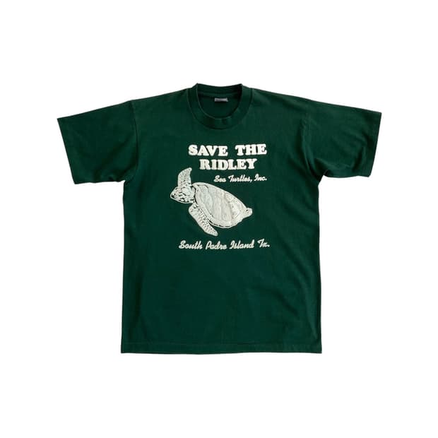 90's Sea Turtle 'Save the Ridley' 반팔티셔츠