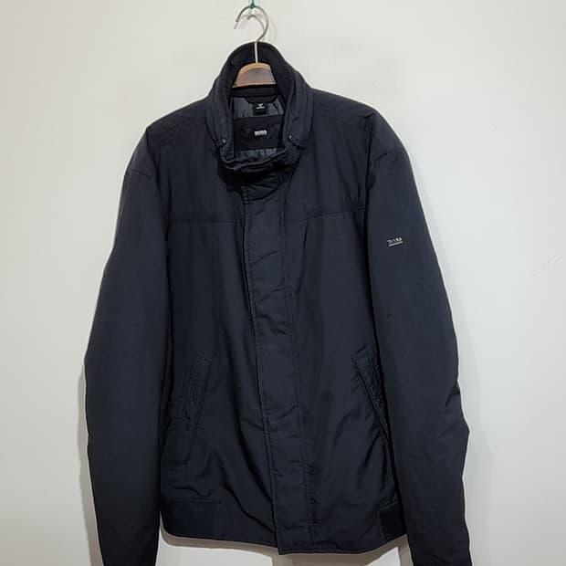 (XL) 휴고보스 점퍼 블랙 캐주얼 자켓 