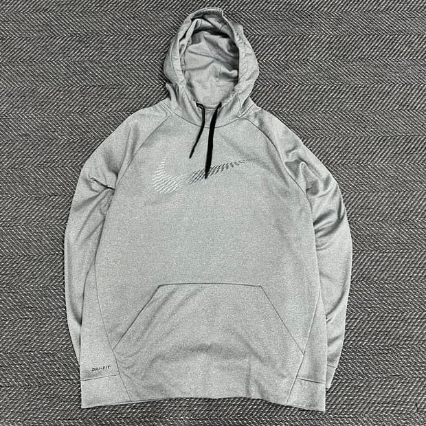 나이키 드라이핏 로고 프린팅 후드티 v1162