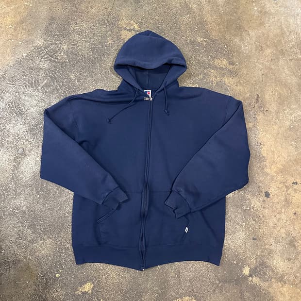 빈티지 90s 러셀 후드집업 