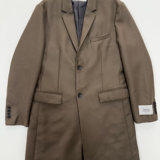 Tas mania 울100 브라운 롱코트