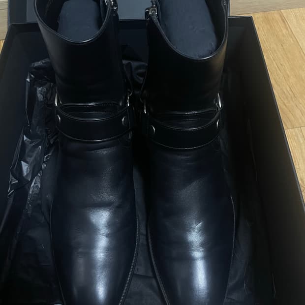 생로랑 모터사이클 첼시부츠