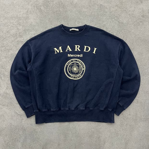 마르디메크르디 맨투맨 네이비