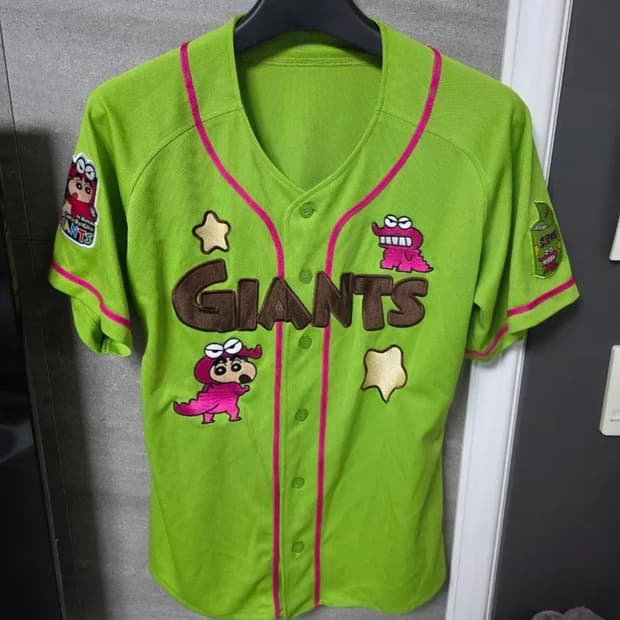 롯데자이언츠 짱구 초코비  유니폼  L사이즈