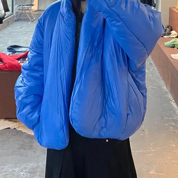 이지갭 라운드 자켓 블루 H2254