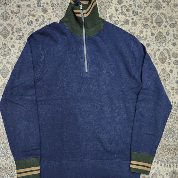 유니클로 X jw앤더슨 하프넥 니트집업 XL