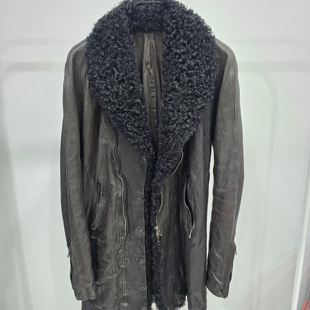 율리우스 09AW 램스킨 자켓