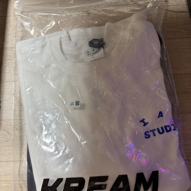 [XL] 아이앱 스튜디오 10주년 반팔 2개입 화이트,블랙