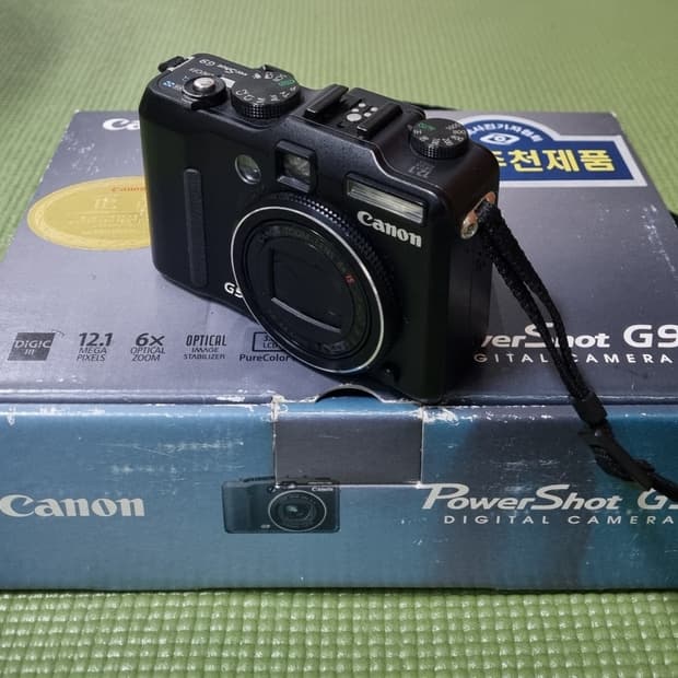 캐논 파워샷 G9 빈티지 디지털 카메라 팝니다.