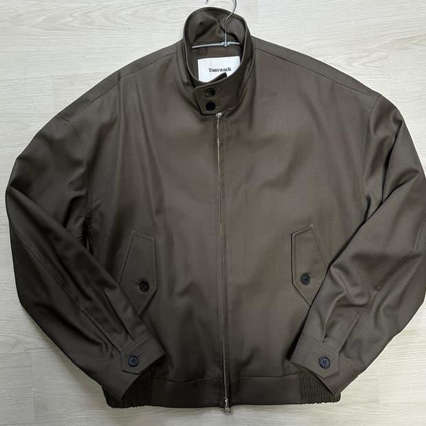 토니웩 카키브라운 해링턴자켓
