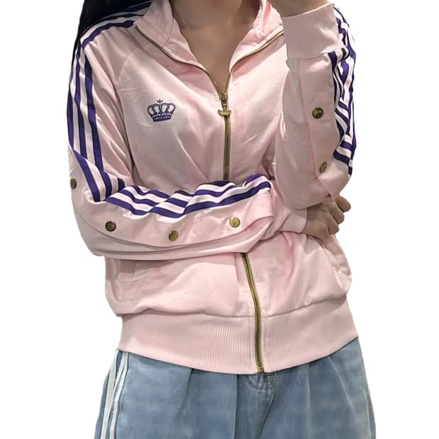 유일매물) 아디다스 미시엘리엇 한정판 핑크 져지 대대장