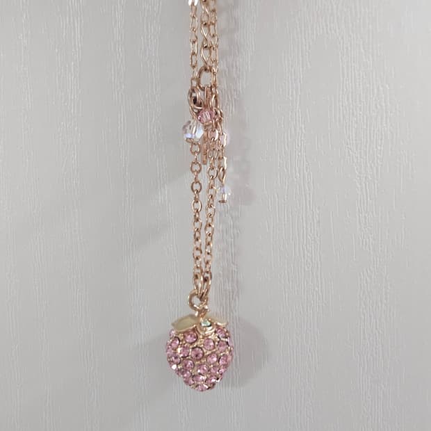 안나수이딸기목걸이