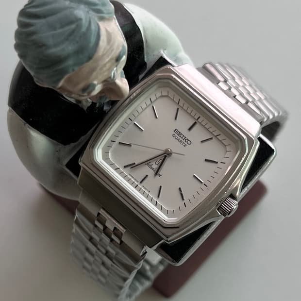 80s 세이코 Seiko silverwave square quartz