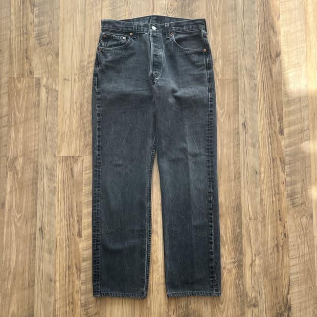 90s USA 리바이스501 블랙 [32]