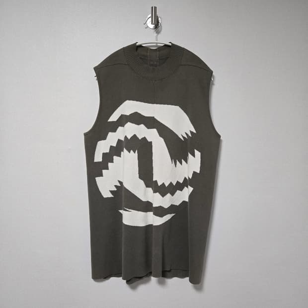 릭오웬스 코튼 모크넥 롱 베스트 / 여성 조끼/ 여성 베스트 